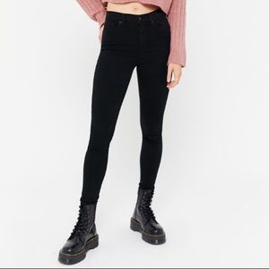 URBAN OUTFITTERS BGD HIGH RISE BLACK SLINNY JEANS